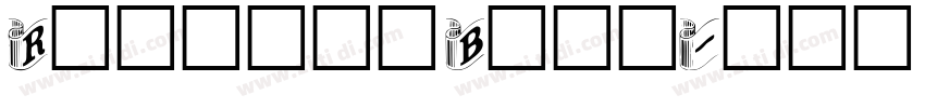 Ribbons Bold字体转换